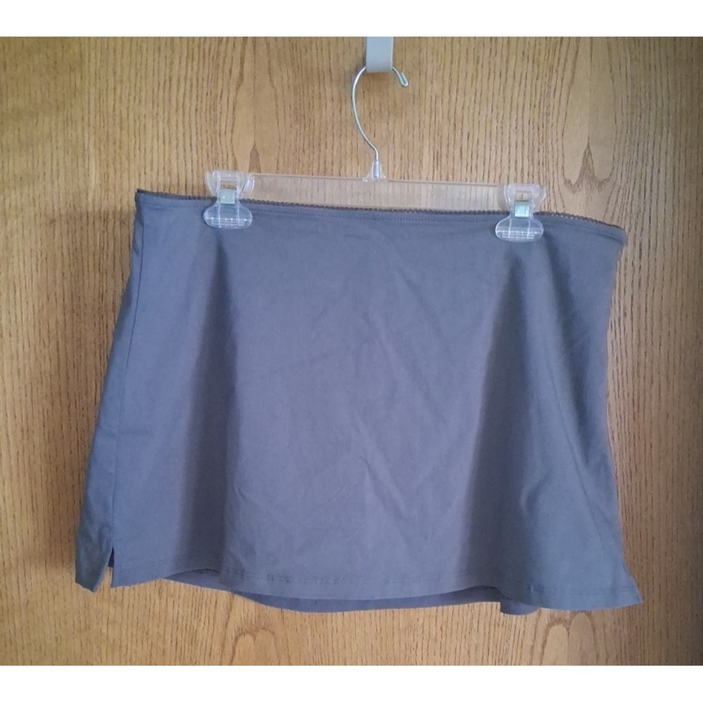 Wild Fable XL Skort Gray Stretch Side Zip Mini Skirt NEW - Picture 2 of 14
